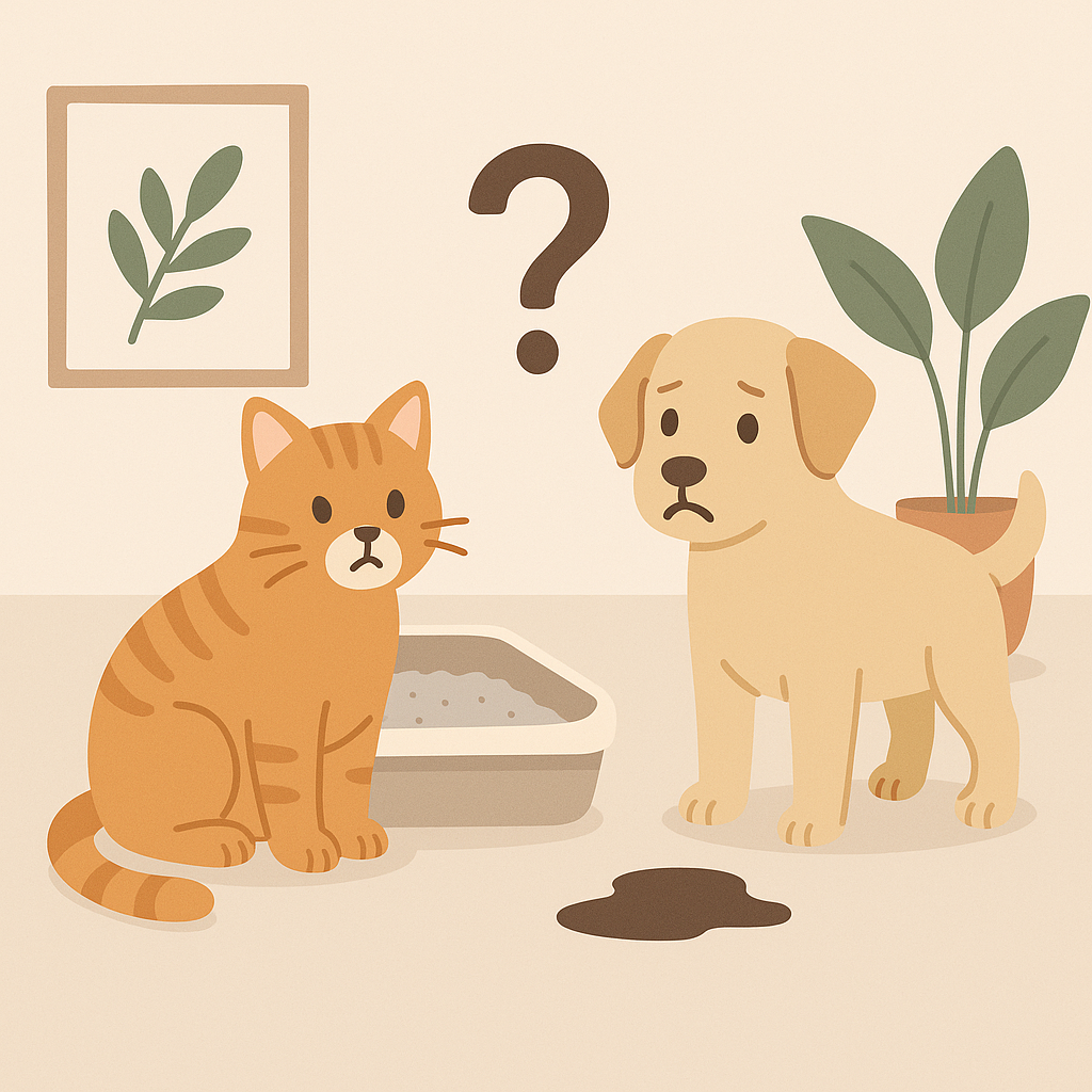 犬猫のトイレ失敗、原因は「汚れ」じゃない!?見直すべき4つのポイント